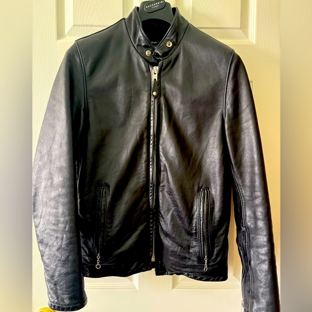 Schott leather jacket 654 Size S Made in USA